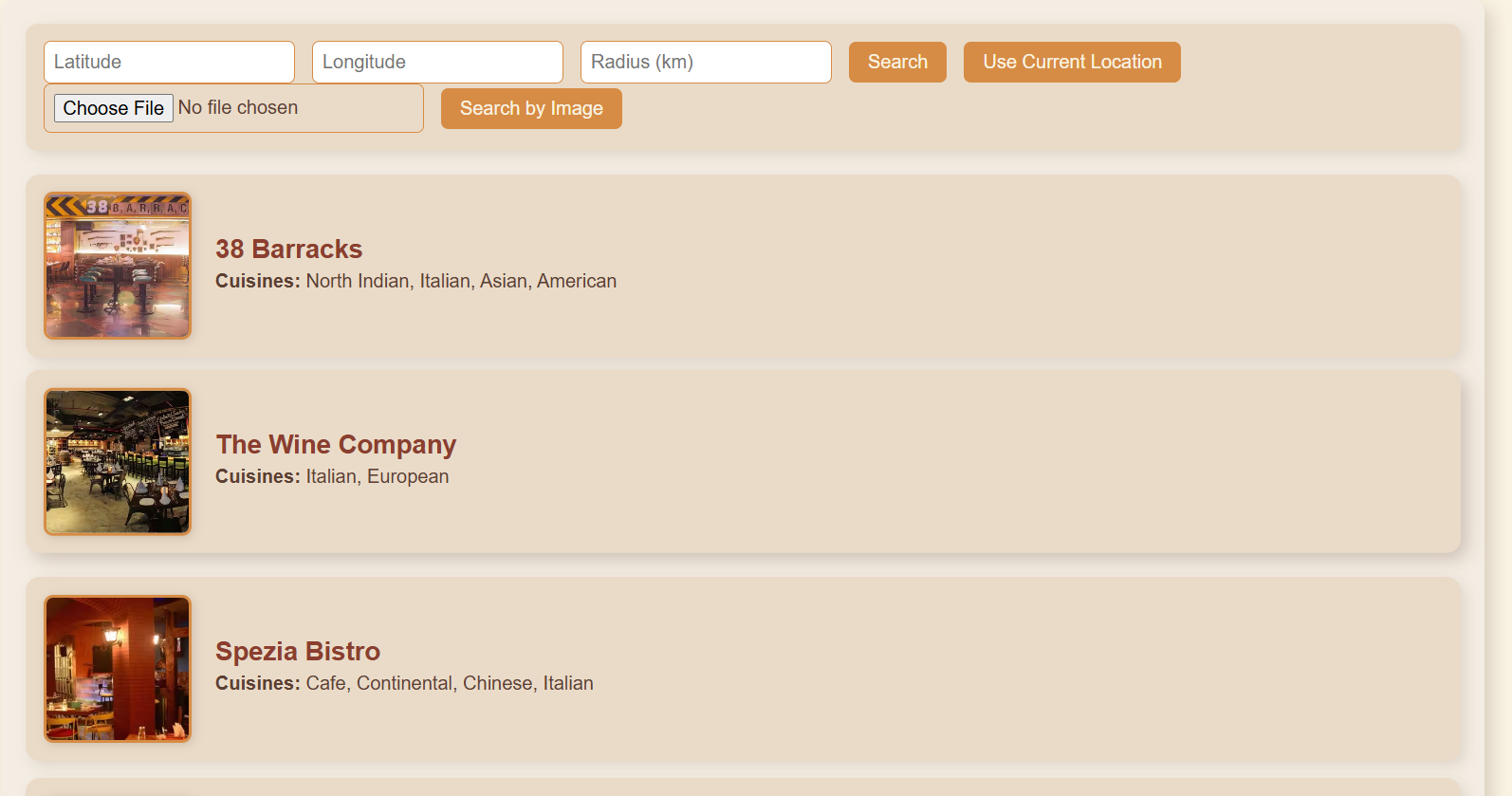 Restaurant Discovery Platform